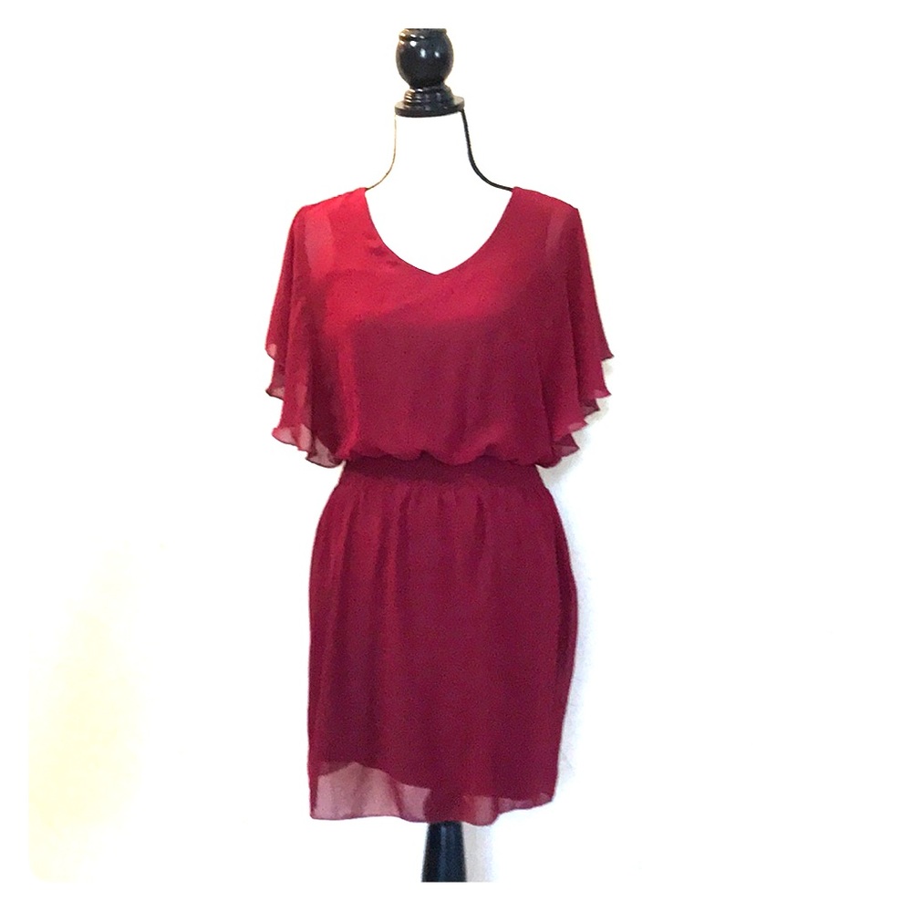 Fancy Burgundy Dress